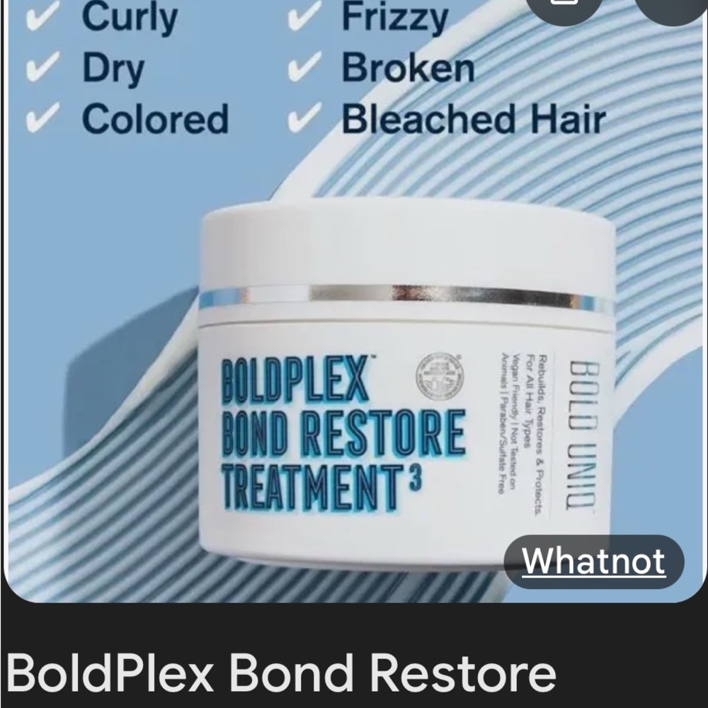 BoldPlex Bond Restore Treatment - White